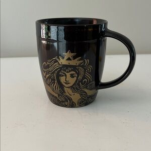 Starbucks 2012 Black and Gold Siren Mug